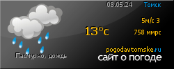 POGODAVTOMSKE.RU - сайт о погоде в Томске